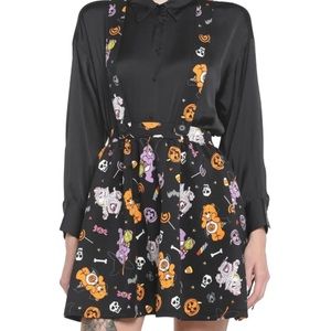 NWT Care Bears Halloween Skirt Overalls 0XL
